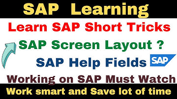 SAP LOGON and Navigation Tutorial I SAP Beginners Must Watch this video II Learn SAP Basics Tricks