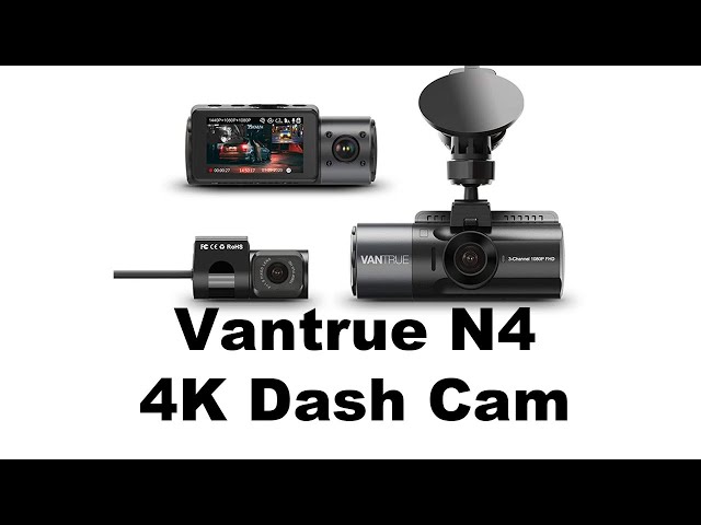 Vantrue N4 Pro 4K 3-Channel Dash Cam