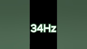 34Hz Pure Tone Test | Deep Bass Frequency Sound Check | Subwoofer & Speaker Test