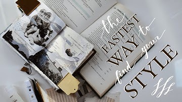 How I found my journaling style (and how you can, too) • Journal with me • Mixed media collage