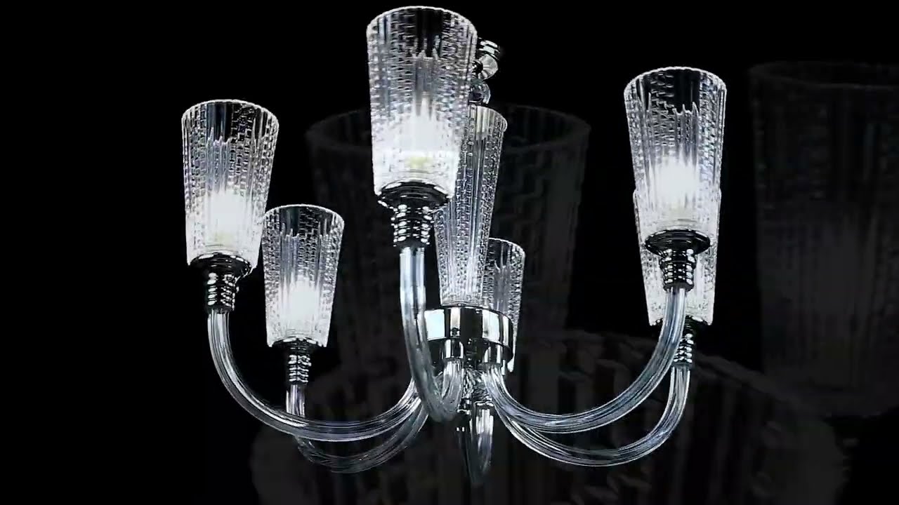 Подвесная люстра Альгеро со стеклянными плафонами  - лучшие Подвесные люстры в INMYROOM Подвесная люстра Альгеро со стеклянными плафонами  - лучшие Подвесные люстры в INMYROOM