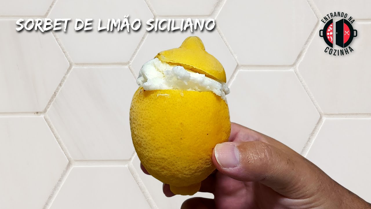Sorbet de limão siciliano - fácil e refrescante