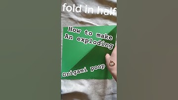 how to make an origami poop exploding 🤯 envelope ✉️