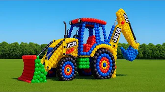The mascot vibrato assistant JCB helicopter placed on the football field is popular, co-produced