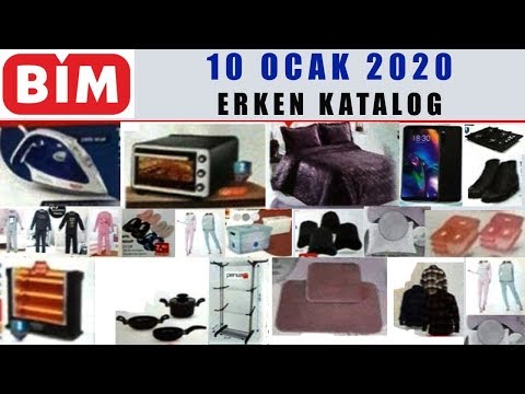 BİM 10 OCAK 2020 KATALOĞU I BİM AKTÜEL I AKTÜEL ÜRÜNLER I ( Bim İndirimleri ) ( Bim Kampanya )