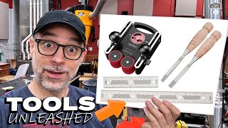 JessEm Rulers, Optima Mortise Chisels, Harvey RG2 Roller Guide | Tools Unleashed 01