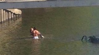 Brave Body Builder Rescues Woman from Sinking Car: 'It's The Right Thing to Do'