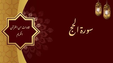 الشيخ عبد العزيز الراجحي/ سورة الحج