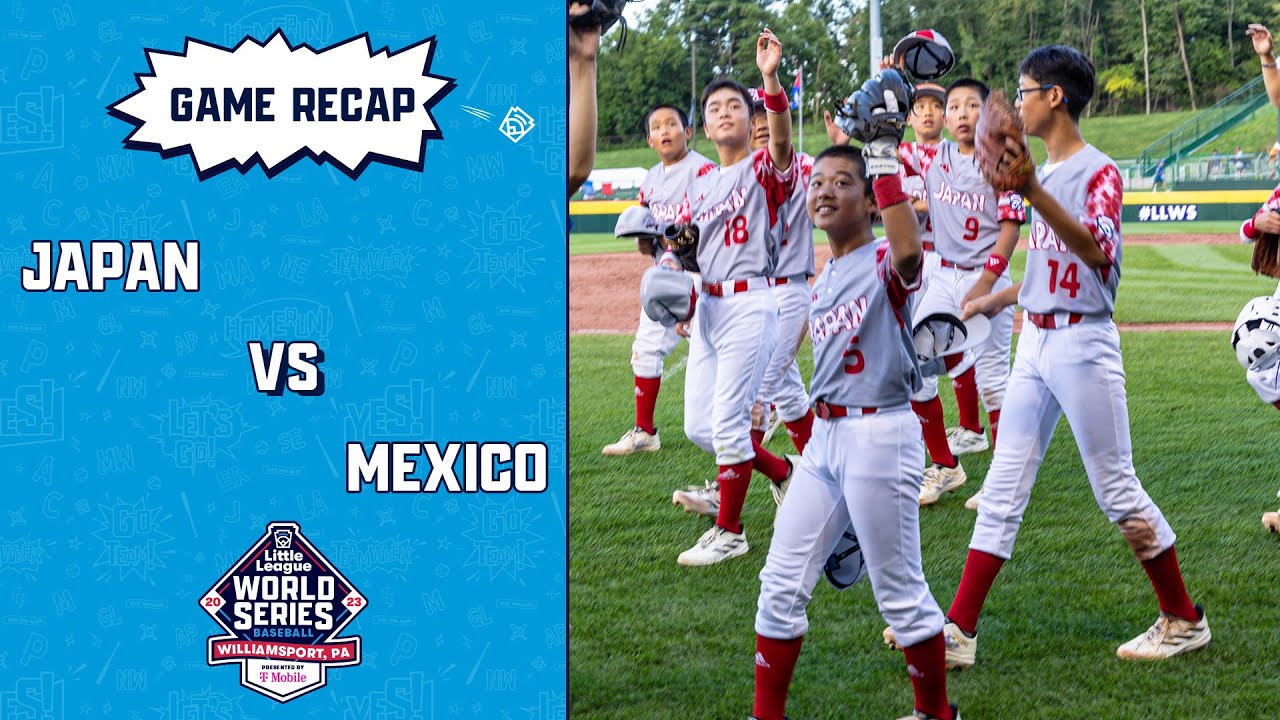 Game Highlights Japan defeats Mexico Little League Baseball World