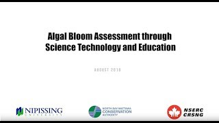 Algal Bloom Assessment Through Science Technology And Education