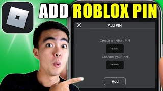 How to ADD PIN on Roblox (2024)