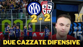 INTER 2 - 2 CAGLIARI | 2 DISATTENZIONI DIFENSIVE...ORA TESTA AL DERBY