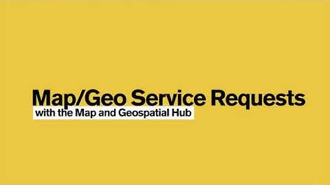 Map/Geo Service Requests
