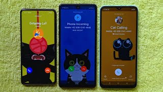 Three Cute Cats incoming calls