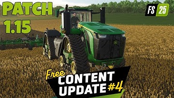 Patch 1.15 IS HERE & NEW TRACTORS! | FARMING SIMULATOR 25