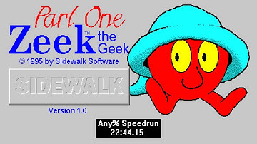 [Спидран] Zeek the Geek: Part One Any% No skips (Speedrun) 22:44.15