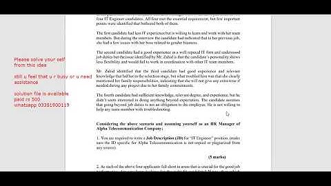 HRM626 solved assingment 2 fall 2021 || vu HRM626 assignment 2 solution fall 2021 || vu hrm626