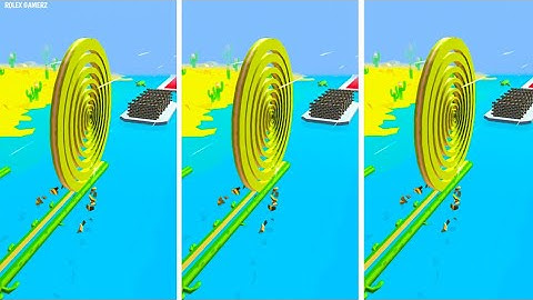 Green wood has be peeled | spiral roll | gameplay Walkthrough part-5 (iOS & Android)