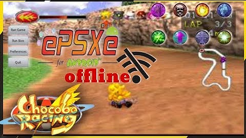 Chocobo Racing - Gameplay PSX /PS1 / PS One / HD 720P (Epsxe)