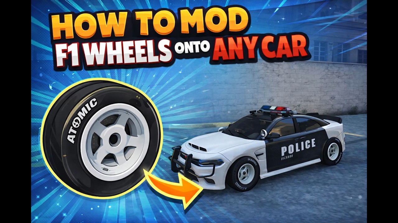 How to save F1 wheels/tire design in GTA using Cherax (Bunny Script ...