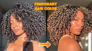 TEMPORARY HAIR COLOR | How long does it last? Dark to Light Without Damage | Hair Wax | Pgeeeeee