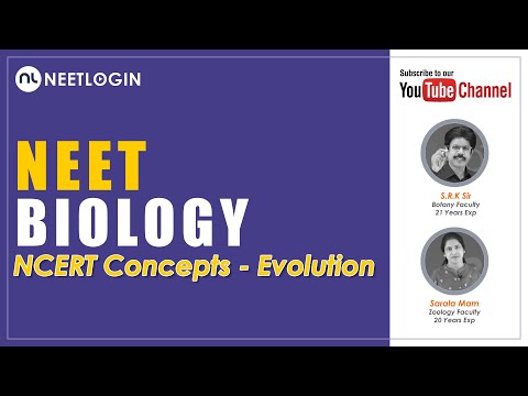 NCERT Concepts - Evolution | #neet | #neetlogin | Biology | Sarala Mam