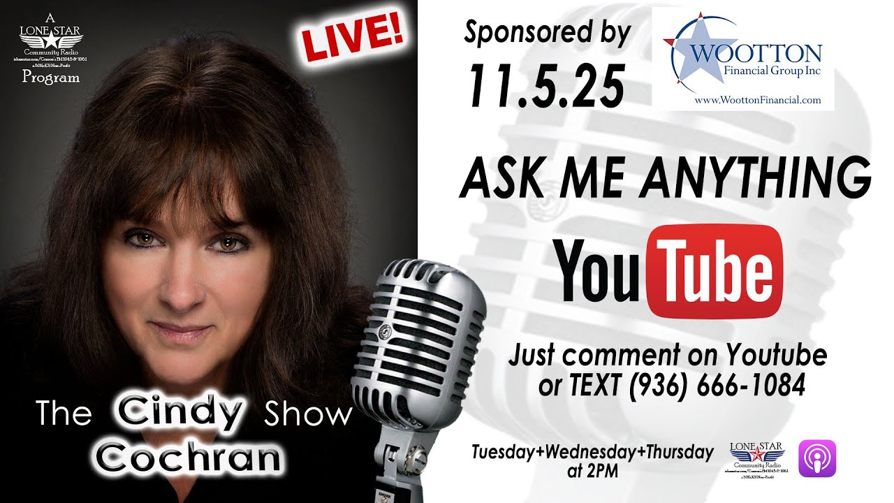 11.5.25 - Ask Me Anything - The Cindy Cochran show on Lone Star Community Radio