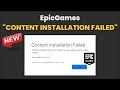 Fix Content Installation Failed - Error Code EC-MD-DL  - Epic Games Launcher Engine.ini - 2026 - Fix