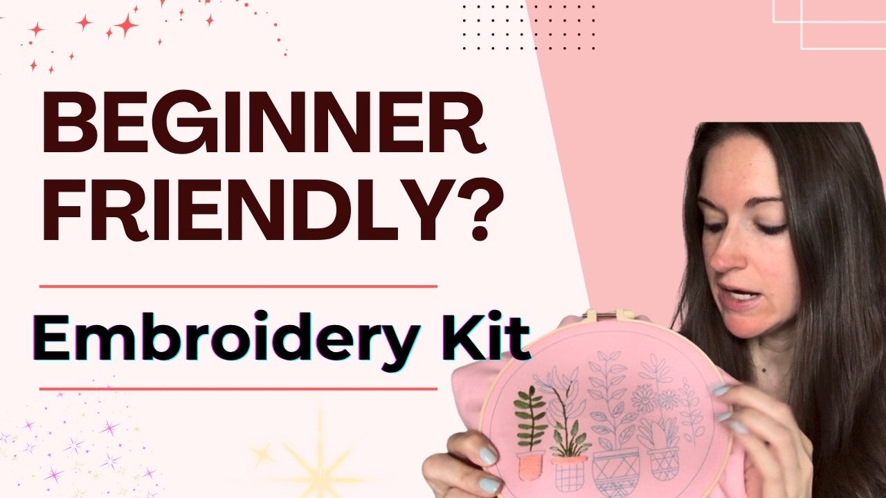 I Tried This Beginner Embroidery Kit | Honest Review & First