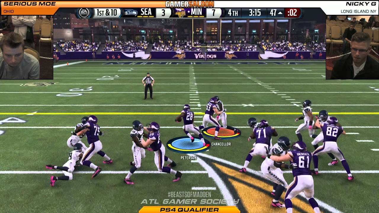 smash gg shine 2019 Madden NFL `16 @ Beasts of Madden - Nicky G vs Serious Moe [720p/60fps]
