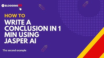 Create  a sample Conclusion Using Jasper AI