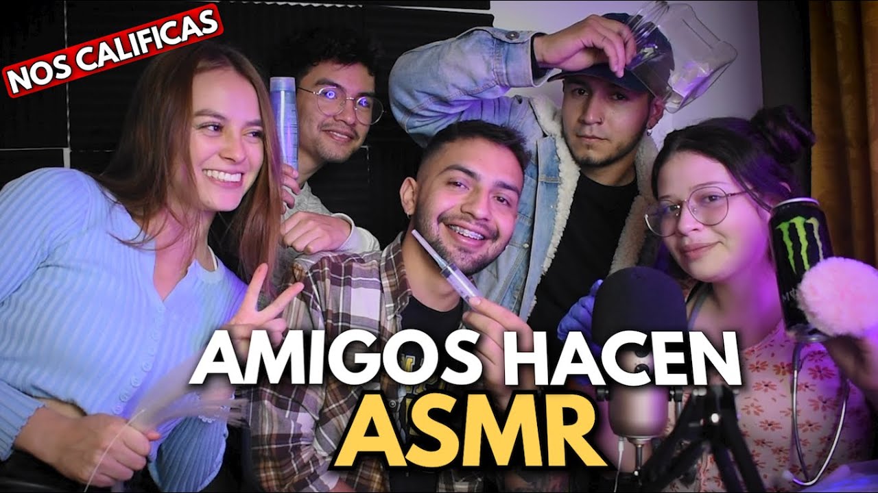 Asmr en Español 😎ASMR con AMIGOS 🥳(Roleplay, atencion personal y maquillaje, etc)✅ - Vivalen ASMR