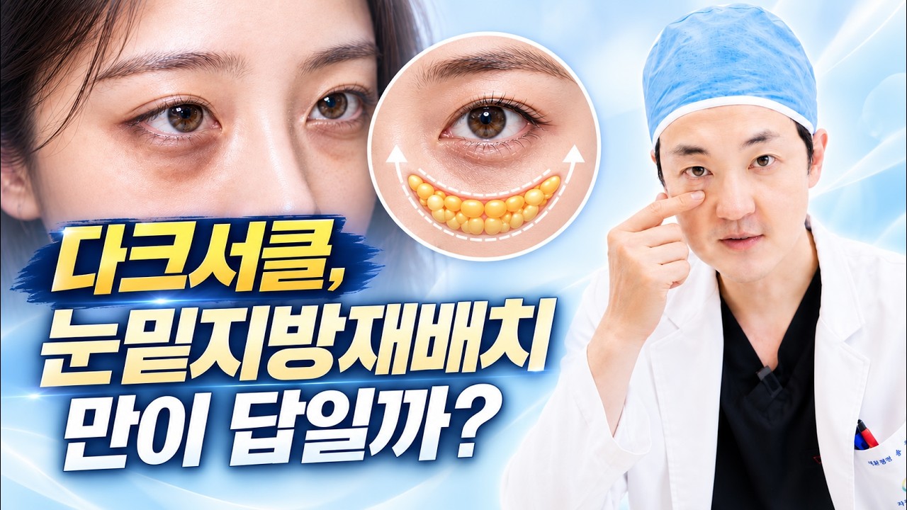 다크서클의 원인, 해결책! 눈밑지방재배치가 필요한 경우
