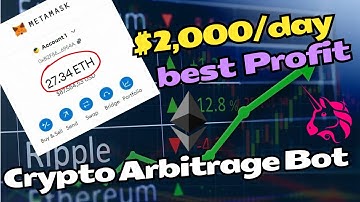 2024 Free Crypto Arbitrage Bot: Make 30% Profit per day on Uniswap | Ethereum MEV Bots