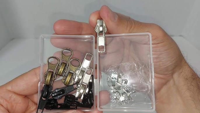 Installing Zipper Bottom & Top Stops on #5 Metal Chain Zippers 