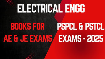 BOOKS FOR JE & AE Exams | PSTCL & PSPCL Exams - 2025