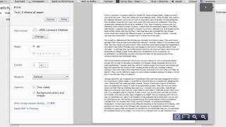 How to Make the Text of a Printed Document Larger Using Google Docs : Using Firefox & Google screenshot 3