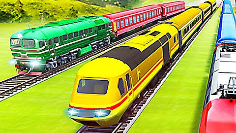 Crazy City Train Driving Simulator - Desert Mode - Level 1