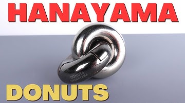 Hanayama Donuts - Cast Puzzle - Easy Solution Tutorial
