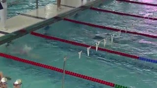 200m Breastroke - 31/01/2016 - result 3:04 - DQ but don't know why...