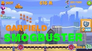 Garfield Smogbuster - coin collecting game - first play video game review! screenshot 4