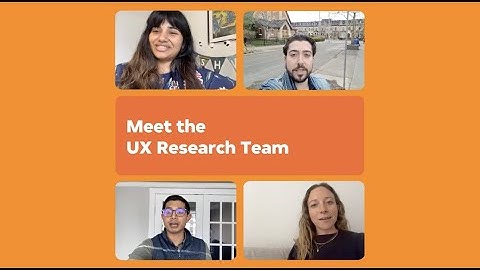 Meet the User Experience Research Team