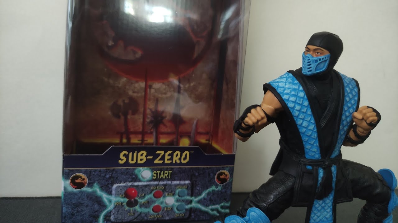 Обзор фигурки Саб-Зиро, McFarlane toys Sub-zero Mortal Kombat Klassic