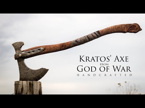 Как сделать Топор Кратоса - Левиафан из God of War своими руками