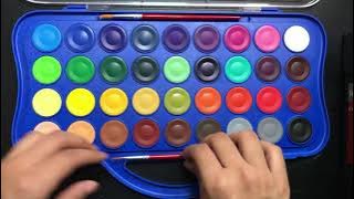 Doms water color review | Art supply Review | 36 shades watercolour cakes | Cheap and best |