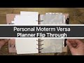 Personal Moterm Versa Planner Flip Through