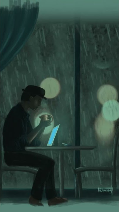 Story' WA terkeren menikmati hujan sambil ngopi