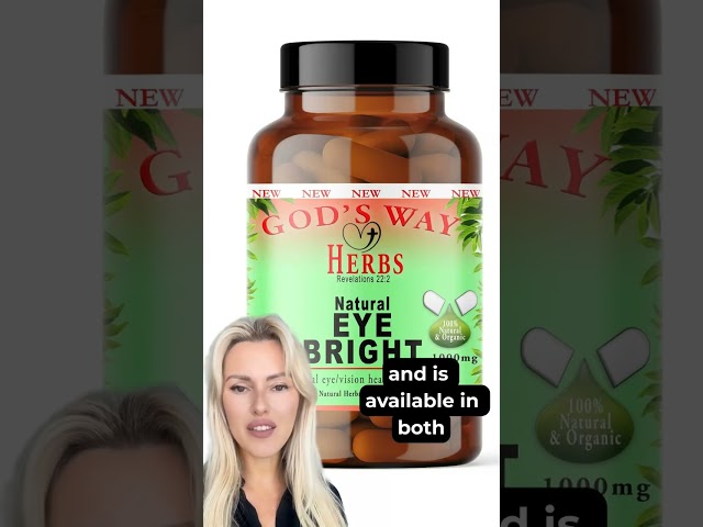 100% Natural Eye Vision Health Support by God's Way Herbs