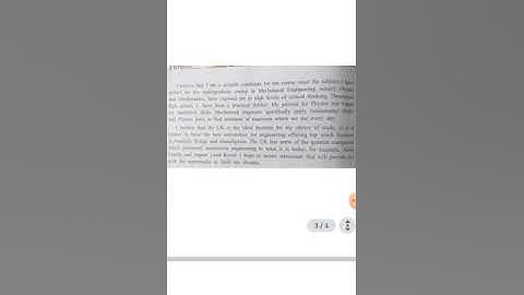 3.4 Statement Of Purpose Video no.5