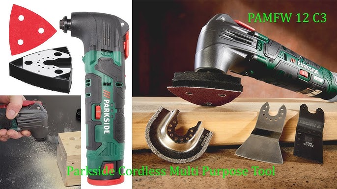 Parkside Cordless Multi Purpose Tool 12V PAMFW 12 D4 Unboxing & Testing -  LIDL Multi Tool - YouTube